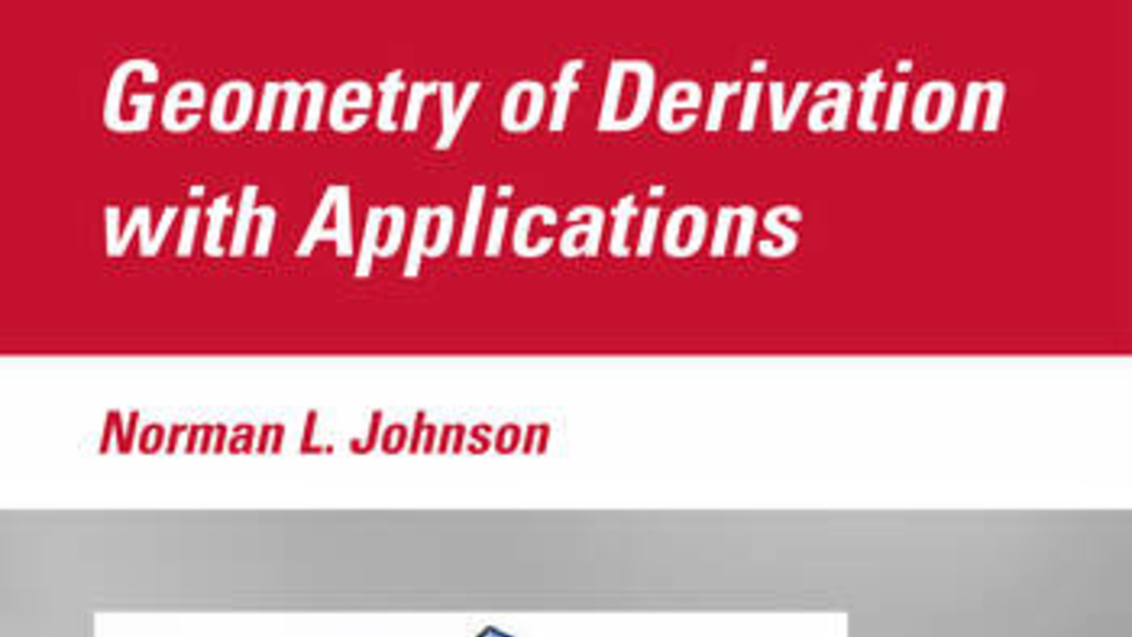 Book cover of Geometry of Derivation with Applications 